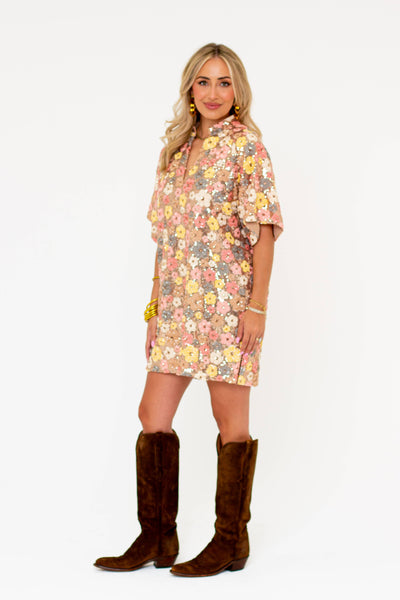 Lulu Disco Flower Dress