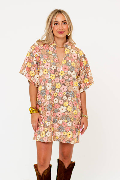 Lulu Disco Flower Dress