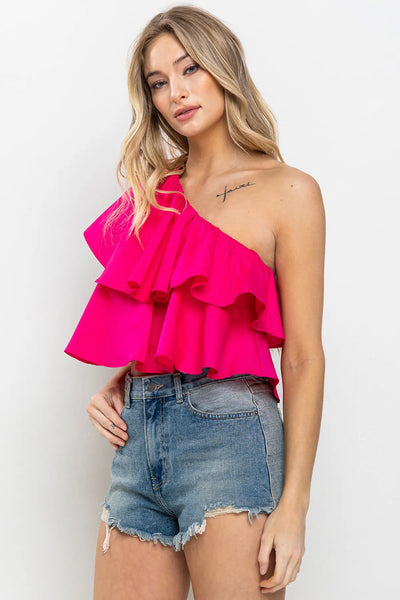 Fuchsia Salsa Top