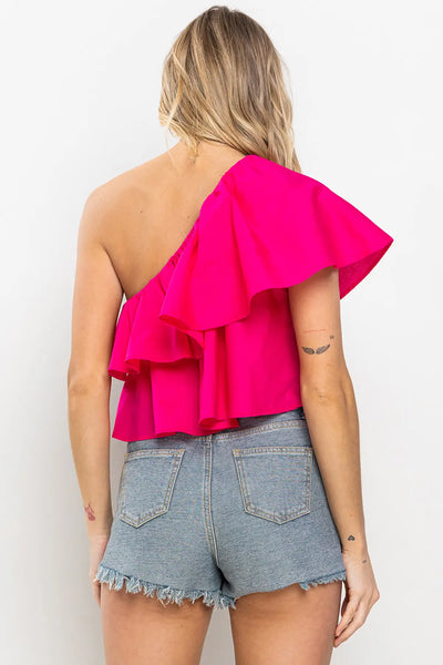 Fuchsia Salsa Top