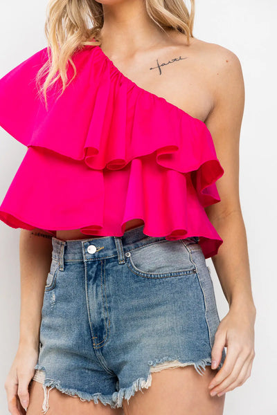 Fuchsia Salsa Top