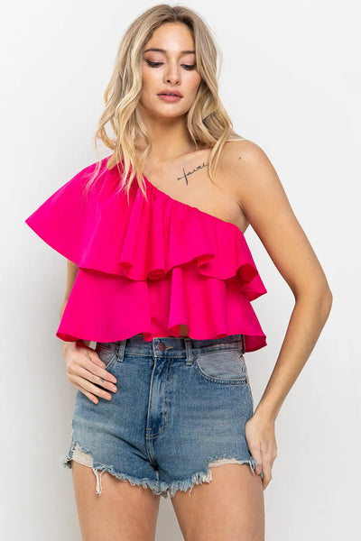 Fuchsia Salsa Top