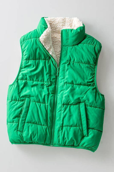 Verde Puffer Vest