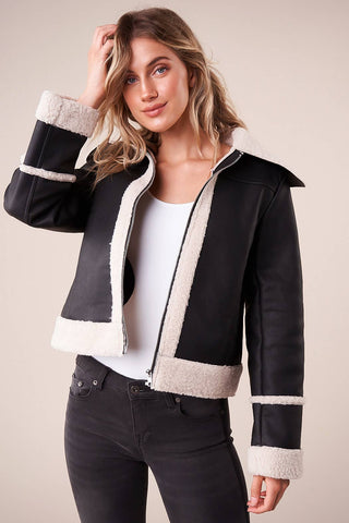 Embers Leather Sheepskin Jacket