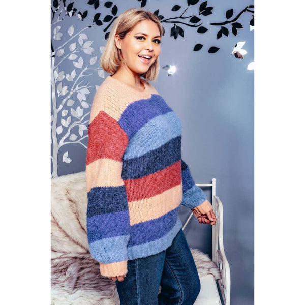Striped Block Sweater