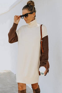 Turtleneck Sweater Dress